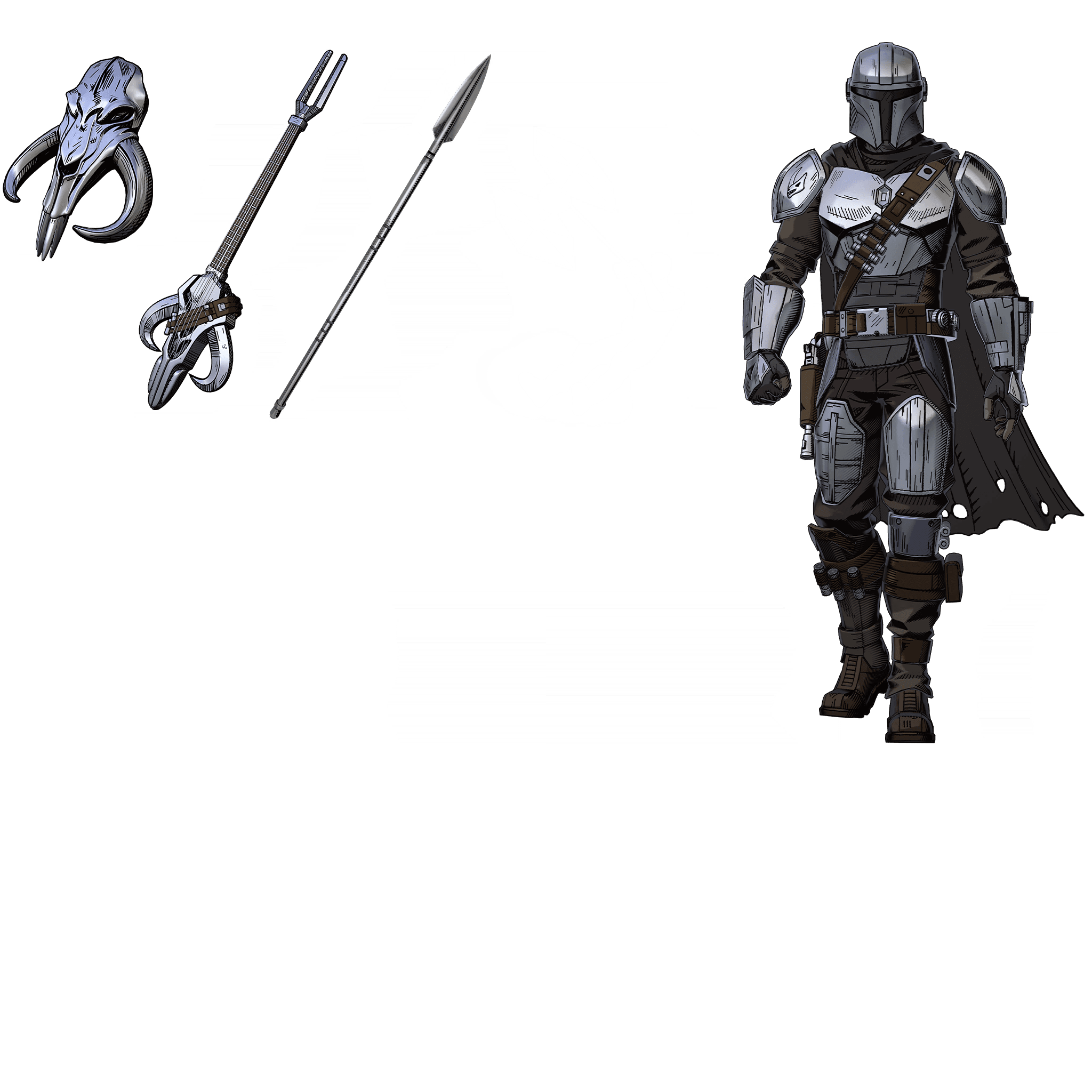 The Mandalorian (Pen & Ink) Bundle
