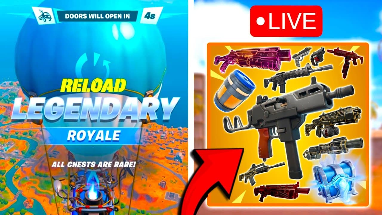 FINDING EVERY MYTHIC & EXOTIC in RELOAD! (Stream #3)