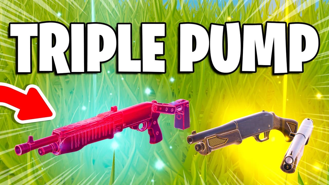 Fortnite's secret TRIPLE PUMP...