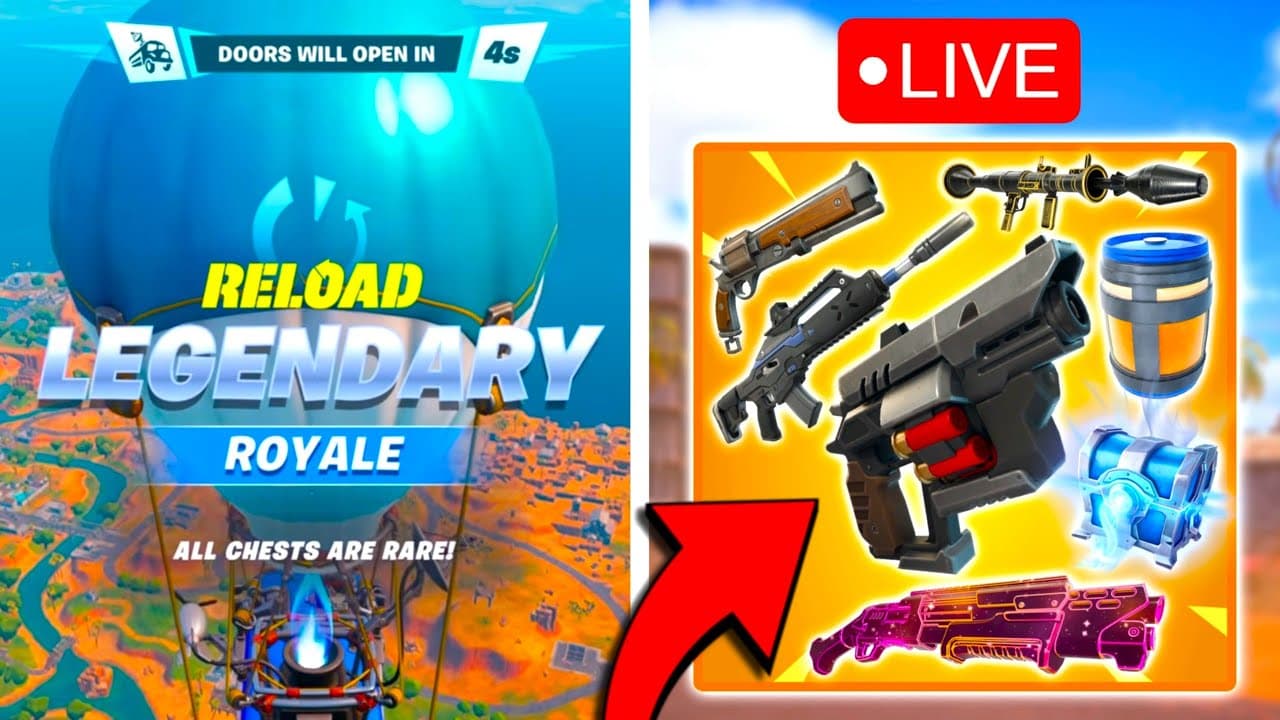 FINDING EVERY MYTHIC & EXOTIC in RELOAD! (Stream #1)