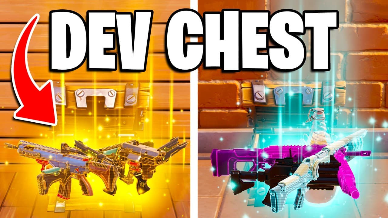 I Made CUSTOM DEV CHESTS in Fortnite!