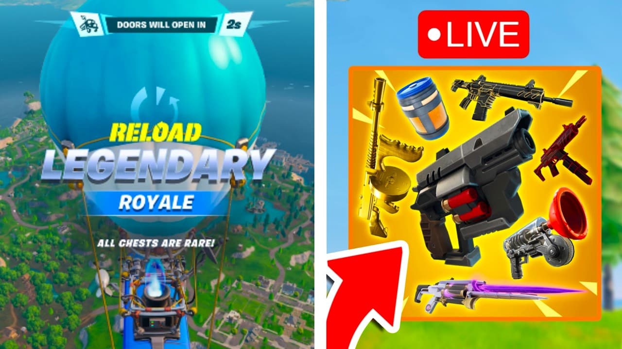 HUNTING for MYTHICS & EXOTICS in RELOAD! (LEGENDARY ROYALE) by LizardArtist