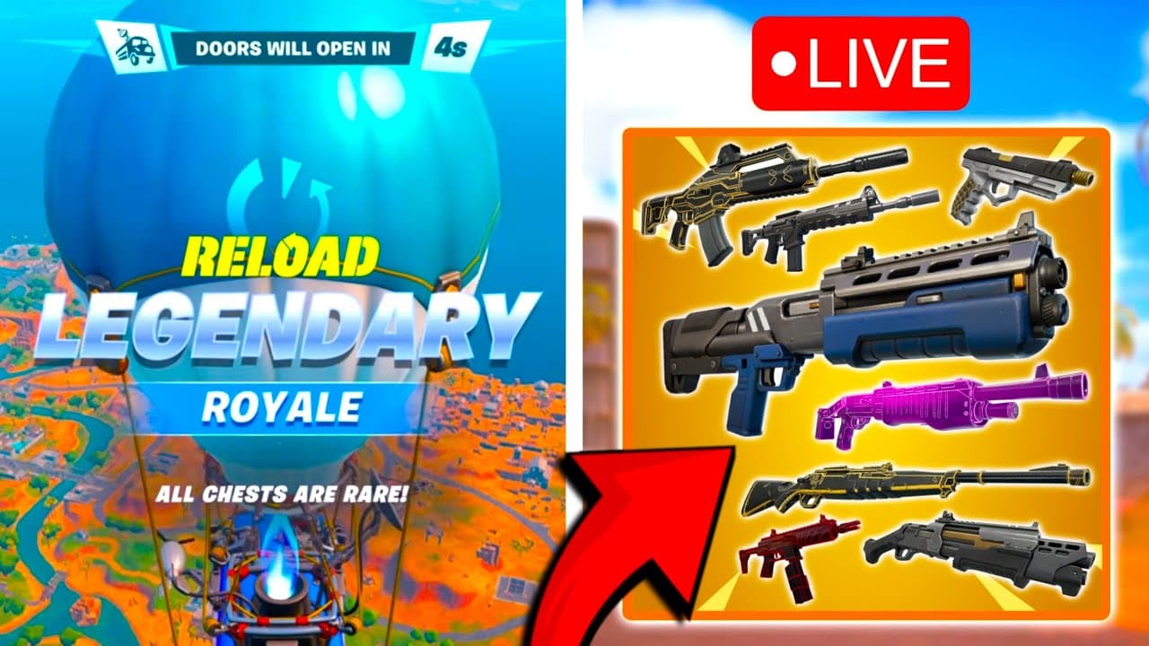 FINDING EVERY MYTHIC & EXOTIC in RELOAD! (Stream #2)