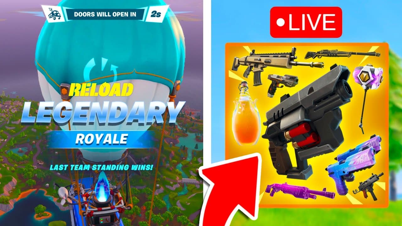 FINDING MYTHICS & EXOTICS in RELOAD! (LEGENDARY ROYALE) by LizardArtist
